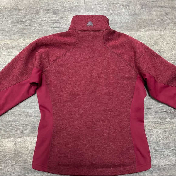 Nike ACG Y2K Women’s Burgundy Full Zip Fleece Jacket Size Medium - Picture 7 of 10